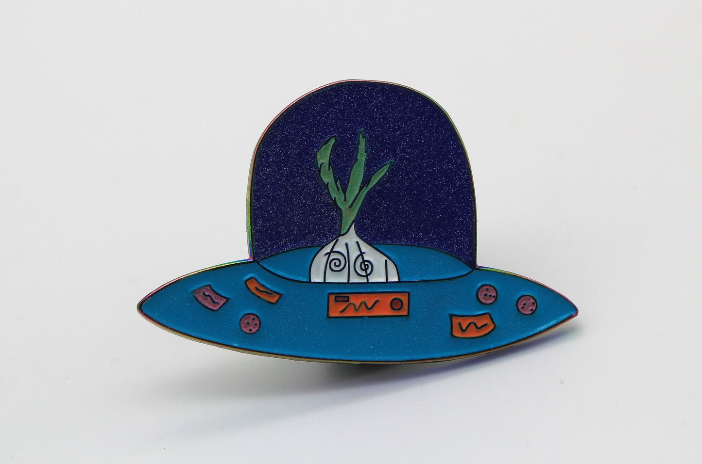 BlueSpaceshipSpunionPin