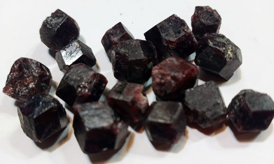 Raw Garnets