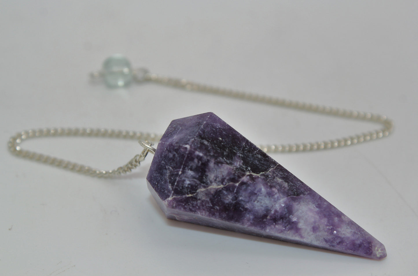 Lepidolite Tapered Pendulum