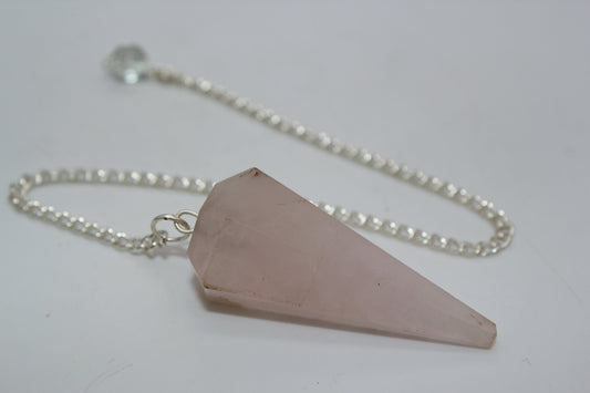 Rose Quartz Tapered Pendulum