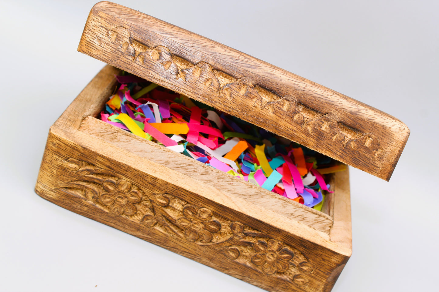 Carved Wooden Box