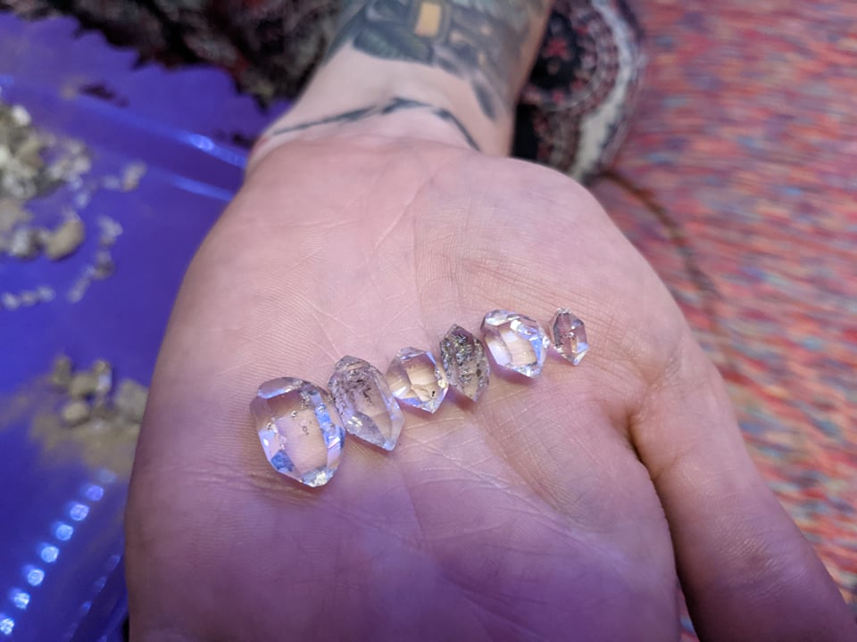 Raw Herkimer Diamonds