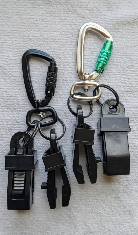 Flow Star Carabiner With Locking Clips