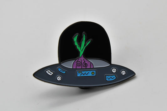 BlackSpaceshipSpunionPin