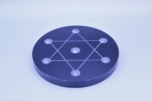 Six Pointed Star Sphere Display Dish