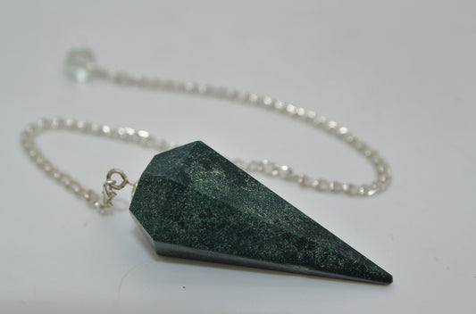 Bloodstone Tapered Pendulum