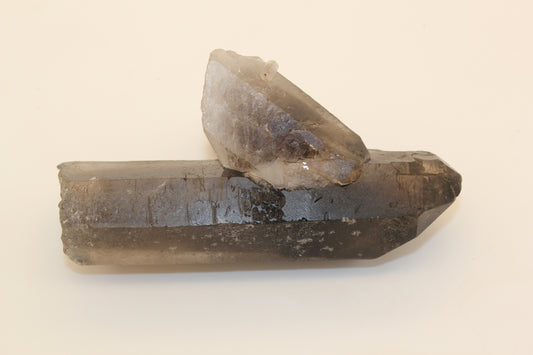 Bridged Smokey Quartz 145 Grams Side View
