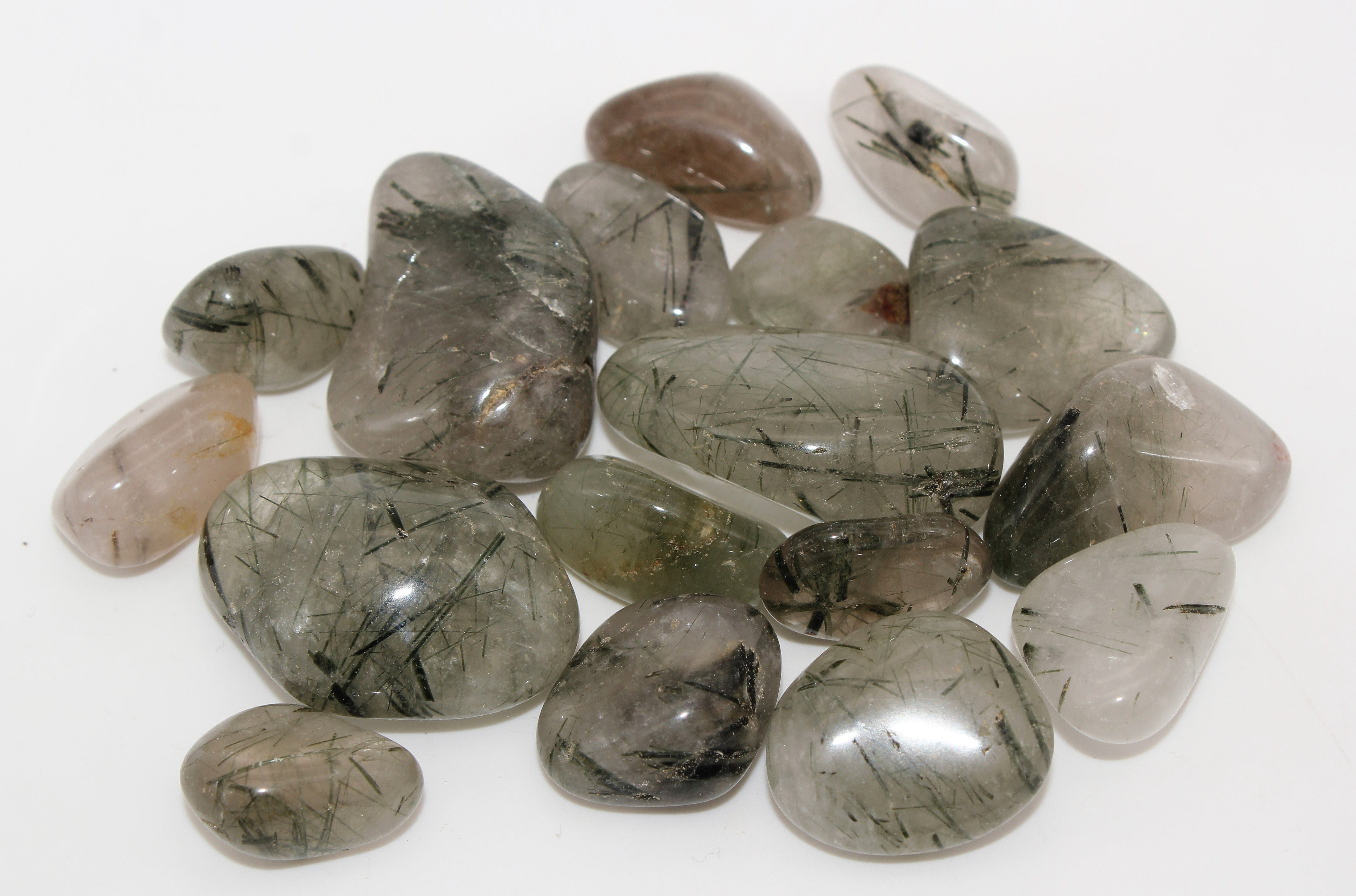 Tumbled Green Rutilated Quartz - Buy your Crystals Online Now at ...
