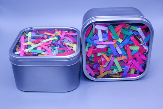 Metal Box with Clear Lid - Large