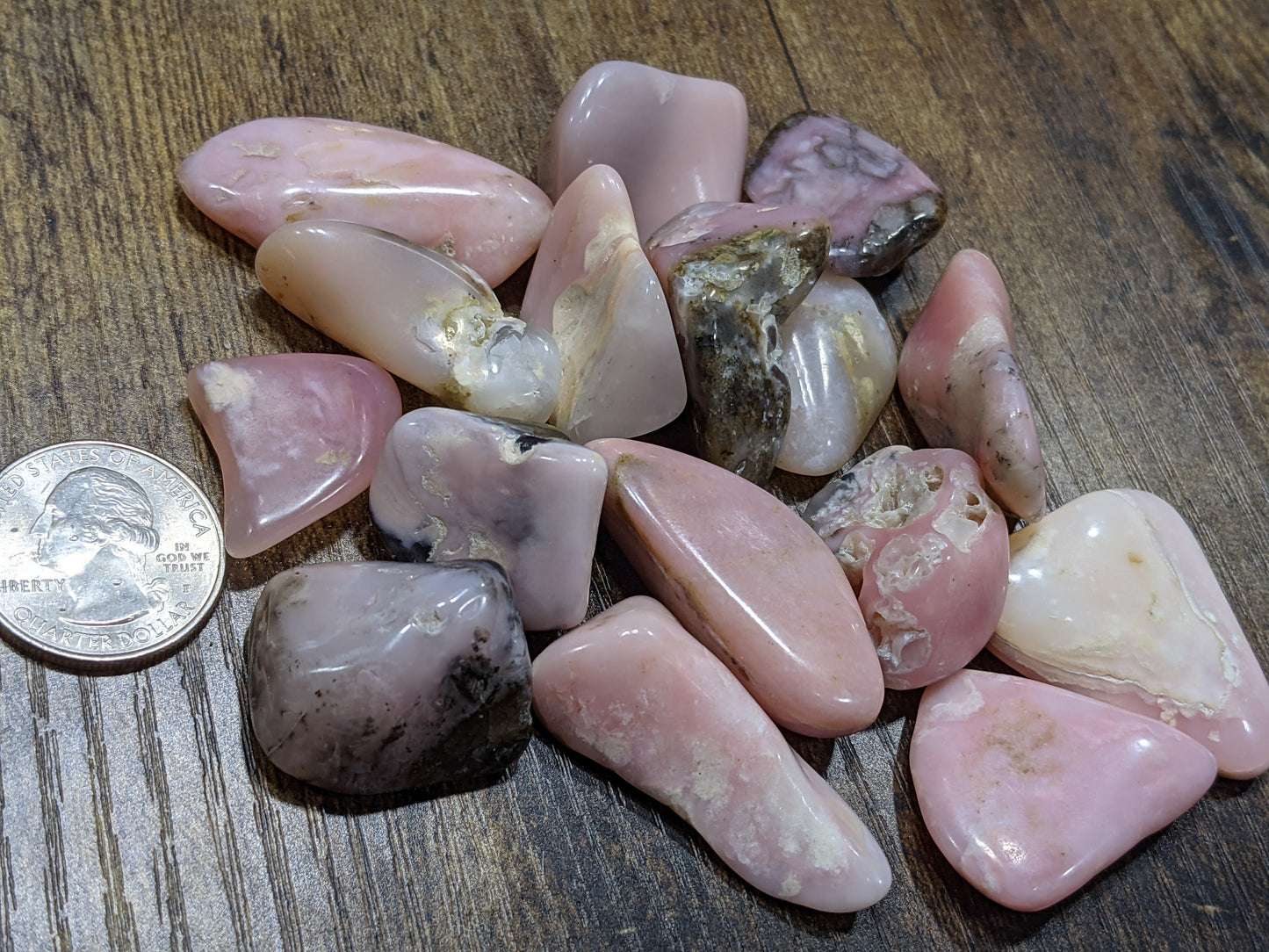 Tumbled Pink Opal