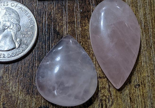Rose Quartz Cabochons