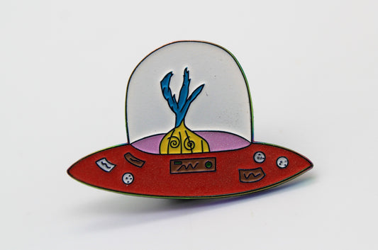 RedSpaceshipSpunionPin