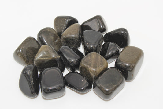 Sheen Obsidian Tumbled Stone