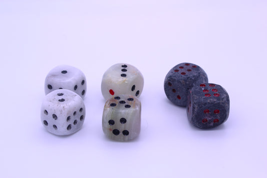 6-Sided Stone Dice