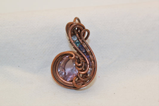 Wirewrap Amethyst Pendant